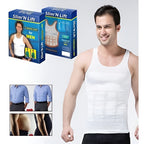 Shirt, Slimming Vest Body Shaper Nylon Spandex Compression for Men