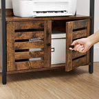 Armoire Bookcase Cabinet Organizer Rack