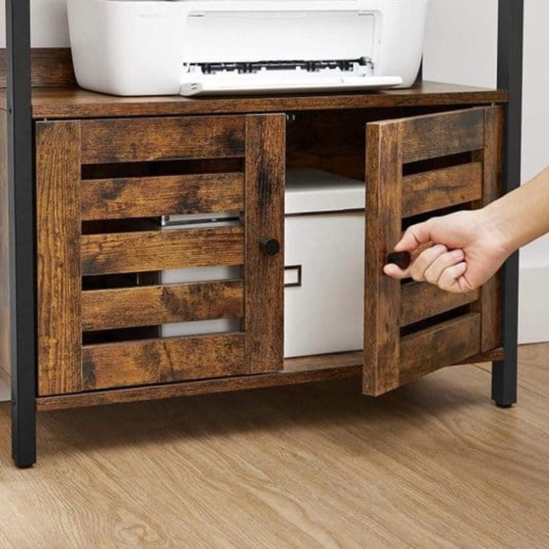 Armoire Bookcase Cabinet Organizer Rack