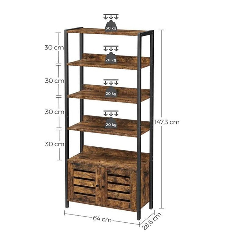 Armoire Bookcase Cabinet Organizer Rack