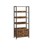 Armoire Bookcase Cabinet Organizer Rack