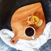 Leaf Neem Cheese Wooden Platter Tray