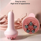 360 Roller Manual Hand Massager Handheld Massage Ball Full Body Pain Relief Neck Back Shoulder Leg And Foot (Random Color)