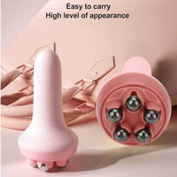 360 Roller Manual Hand Massager Handheld Massage Ball Full Body Pain Relief Neck Back Shoulder Leg And Foot (Random Color)