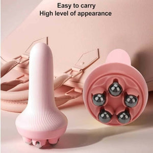 360 Roller Manual Hand Massager Handheld Massage Ball Full Body Pain Relief Neck Back Shoulder Leg And Foot (Random Color)