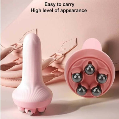 360 Roller Manual Hand Massager Handheld Massage Ball Full Body Pain Relief Neck Back Shoulder Leg And Foot (Random Color)