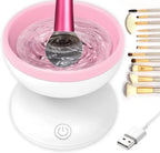 Electric Makeup Brush Cleaner Machine | Automatic USB Rechargeable Brush Washer | Gentle Silicone Cleaning