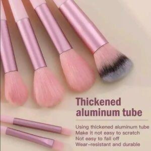 13 Pieces Soft Fluffy Makeup Brush Set – Cosmetics Brush Set – Makeup Brush Kit – Blush and Powder Brushes – Makeup Brushes for Foundation – Pink Color – Without Box