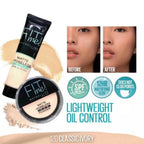 2-in-1 Makeup Deal – Liquid Foundation & Face Powder Combo | Ivory Shade