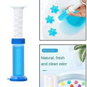 Toilet Cleaning Stamp Gel Toilet Injection Gel Flower Bathroom Cleaner Toilet Gel (random color)