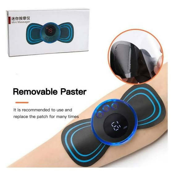 EMS Butterfly Portable Neck Massager | Mini Full-Body Muscle Relaxer