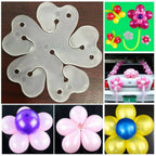 Pack of 10 Balloons Clips – Flower Stand Balloon Holders for Birthday, Wedding & Party Decorations