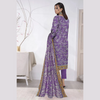 Unstitched Suit, Mirha Print Lawn Purple & Effortless Summer Elegance