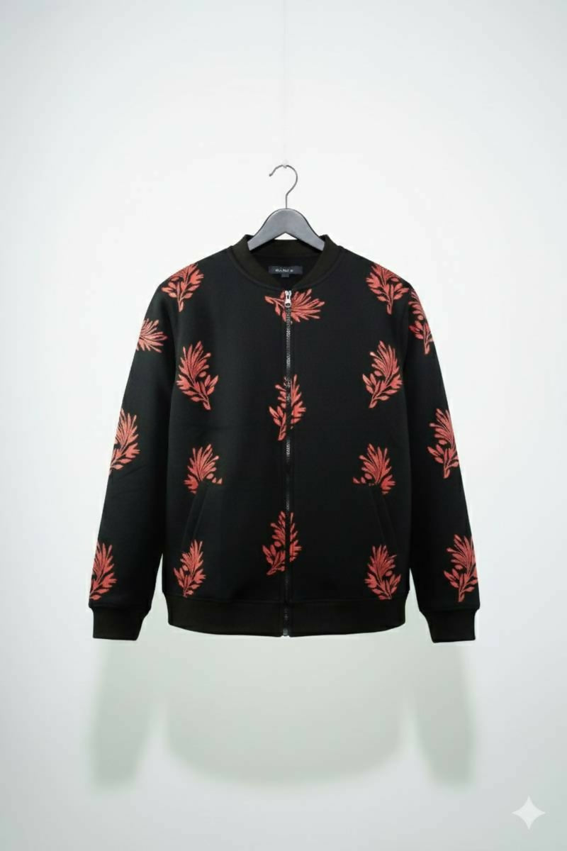 Classic winter jacket for men Zipper style stay warm And stylish | comfortable fleece Material_Large