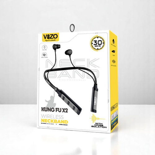 Neckband, Vizo Kung Fu X2 Bluetooth v5.1  with Type C Charging