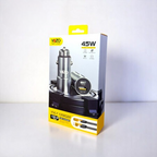 Car Charger, Car45 Volt Series,  Dual Port Smart