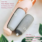 Rechargeable Electric Pedi Foot Filer, Dual Grindstones, Smooth Feet Care