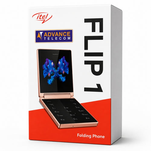 Itel Flip1 Dual SIM PTA Approved Flip Mobile with 1200mAh Battery