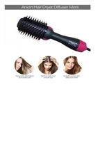 3‑in‑1 Hair Dryer with Comb, Hair Straightener & Curler for Easy Styling