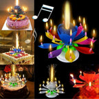 Musical Birthday Flower Candle – Random Colors