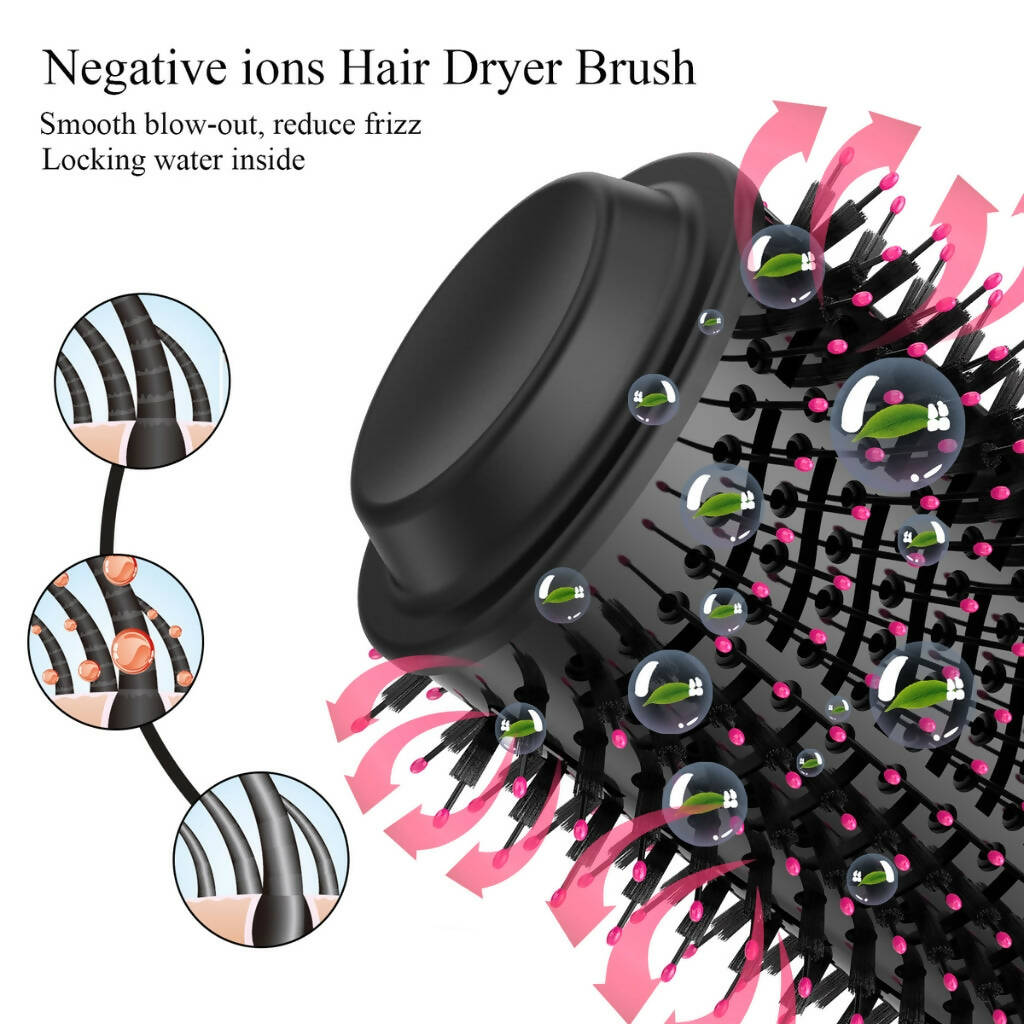One Step 2-in-1 Hot Air Brush, Hair Dryer, Straightener & Volumizer Unisex Use