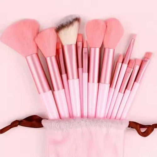 13 Pieces Soft Fluffy Makeup Brush Set