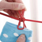Portable Drying Rope with 12 Clips & 2 Hooks | Travel Clothesline for Indoor & Outdoor Use