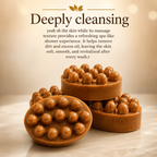 Instant Glow Exfoliating Massage Shower Soap – Deep Cleansing Body Soap with Textured Massage Surface for Smooth, Soft & Refreshed Skin | Suitable for All Skin Types