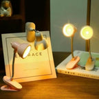 Mini Book Light with Clip – Portable LED Reading Lamp, Travel Bedroom Night Light with Eye Protection (Random Color)