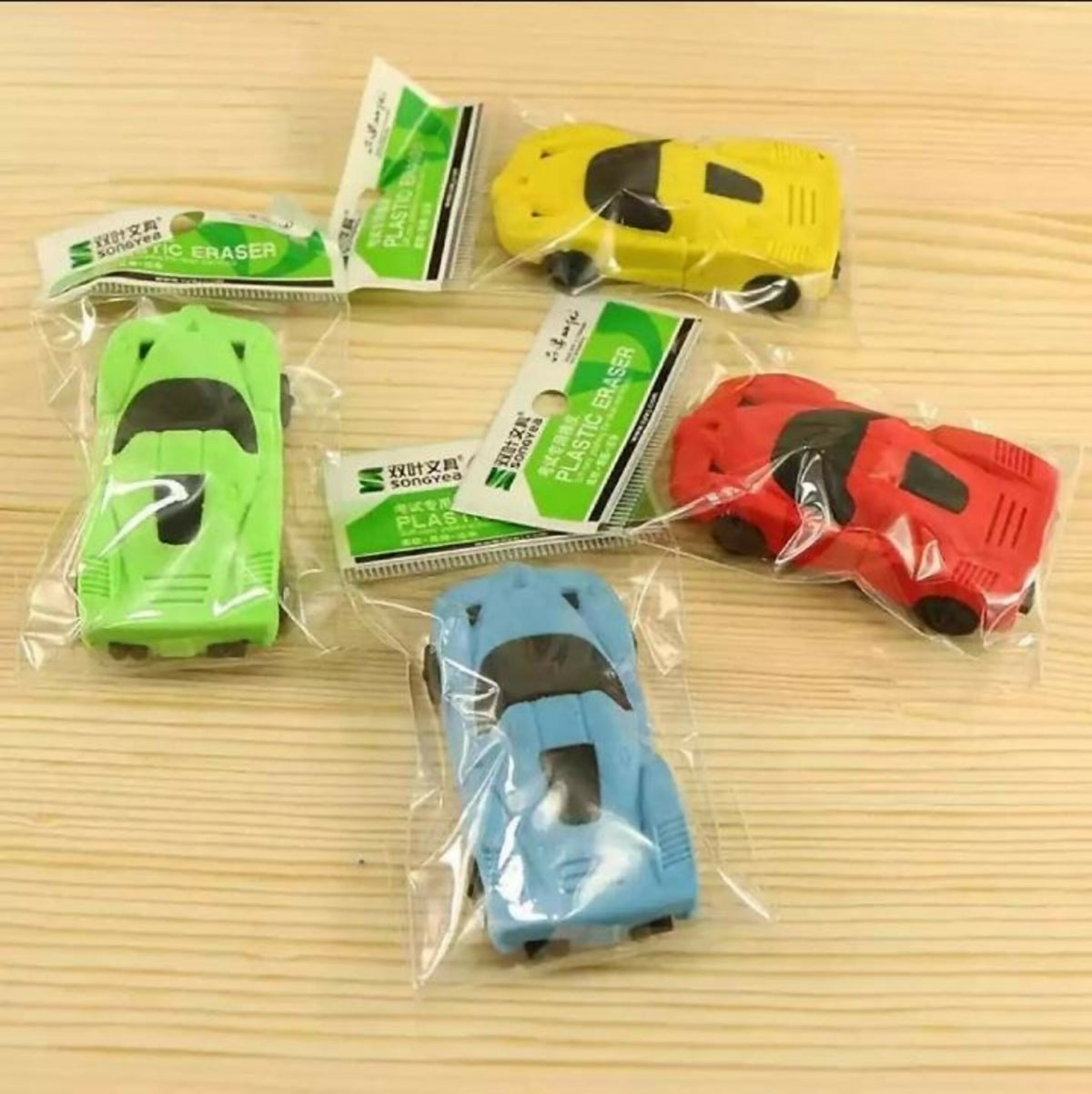 Creative Racing Car Pencil Eraser for Kids School Stationery Eraser