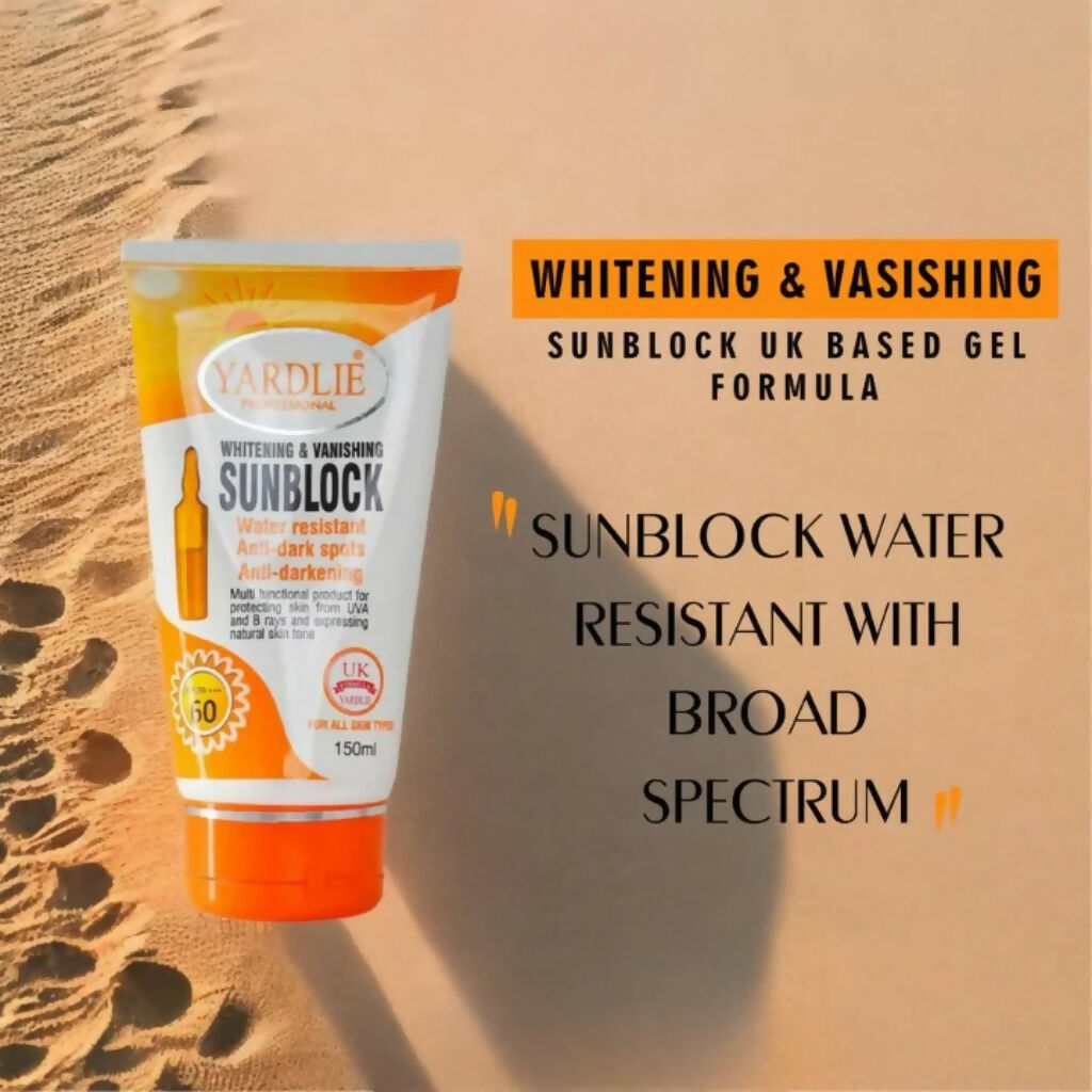 Yardlie SPF 60 Whitening Sunblock 150ml
