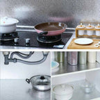 Self-Adhesive Kitchen Oil-Proof Sticker Roll | Waterproof Aluminium Foil Wallpaper 45×150cm