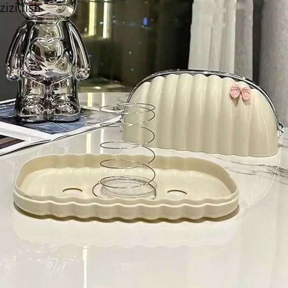 Decorative Shell Tissue Box Case Elegant And Modern Napkin Holder Stylish Daily Use Home And Office Accessory