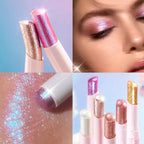 Jelly Highlighter Stick, Creamy Glitter Eyeshadow Lip Balm