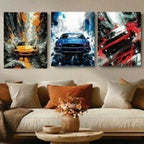 Set Of 3 Wall Art Wooden Phototile Frames For Wall Decor Providing Elegant Style Durable Quality