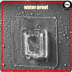 10 Pairs Heavy Duty Double-Sided Adhesive Wall Hooks Hanger