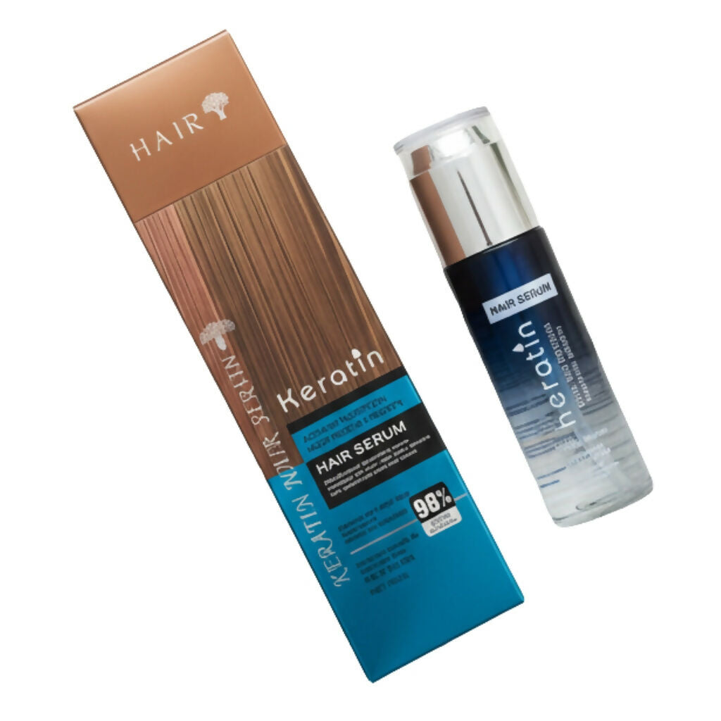 Keratin Hair Serum, Frizz Control & Shine Enhancement, for All Hair Types