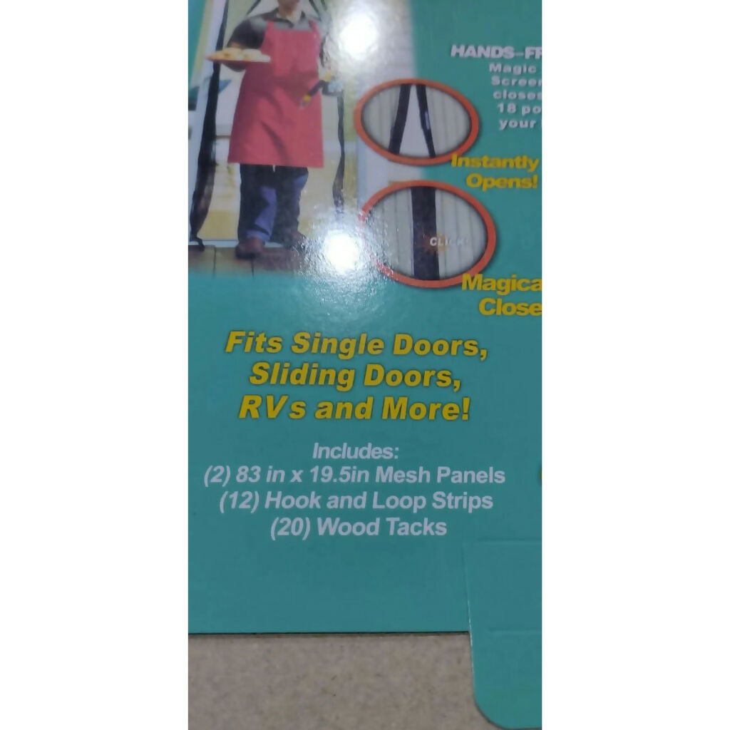 Magic Mesh Deluxe, Hands Free Magnetic Screen Door