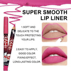 Jumbo Lip Liner, Smooth Texture Long Wear Lip Definition - 12 Pack