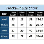 2 Pcs Men's Jersey Printed Track Suit