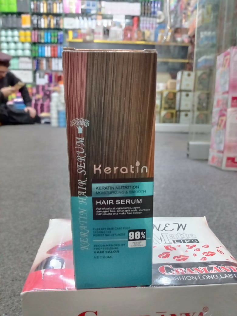 Keratin Nutrition Hair Serum | Straightening & Color Protection | 80 ml