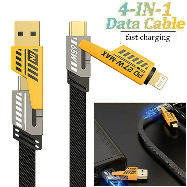 4-in-1 Multi USB Charging Cable – For IPhone and Type C
