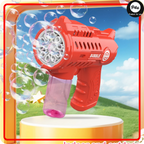 Bazooka Bubble Gun – 36-Hole Electric Bubble Blaster with Lights for Kids
