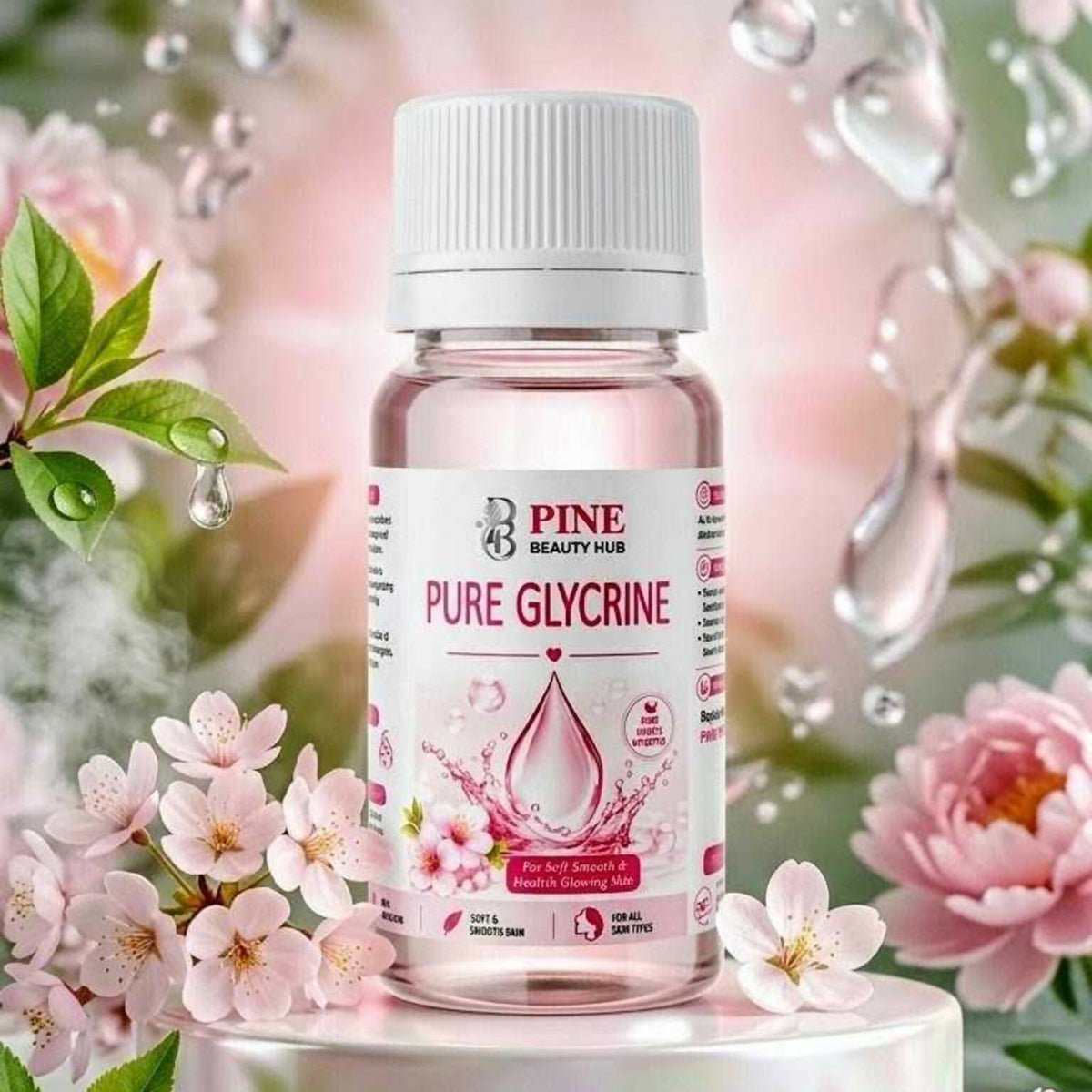 Pure Vegetable Glycerin for Face Skin & Hair – Intense Hydration & DIY Serum Base (40ml)