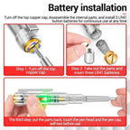 Smart Electric Voltage Tester Pen with Screwdriver | AC/DC Circuit Tester with LED Indicator