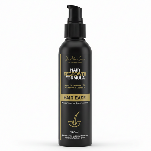 Dr. Affan Qaiser’s Hair Ease – Advanced Hair Regrowth & Scalp Revitalizing Formula | 120ml