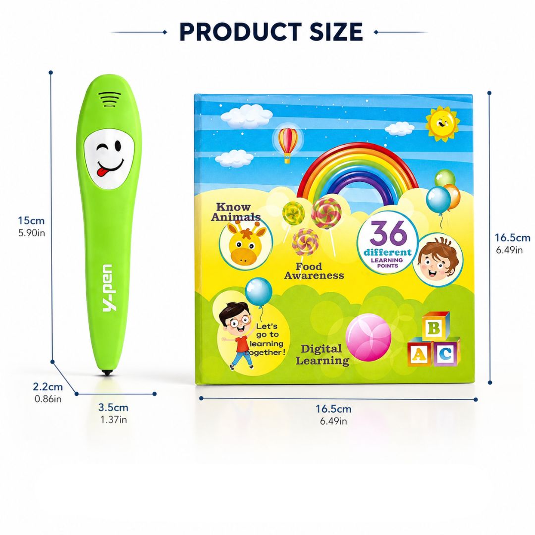 Kids Preschool Learning Book with Smart Talking Pen