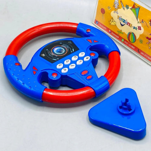 Steering Wheel Driving, Simulation Car Learning Toy for Kids