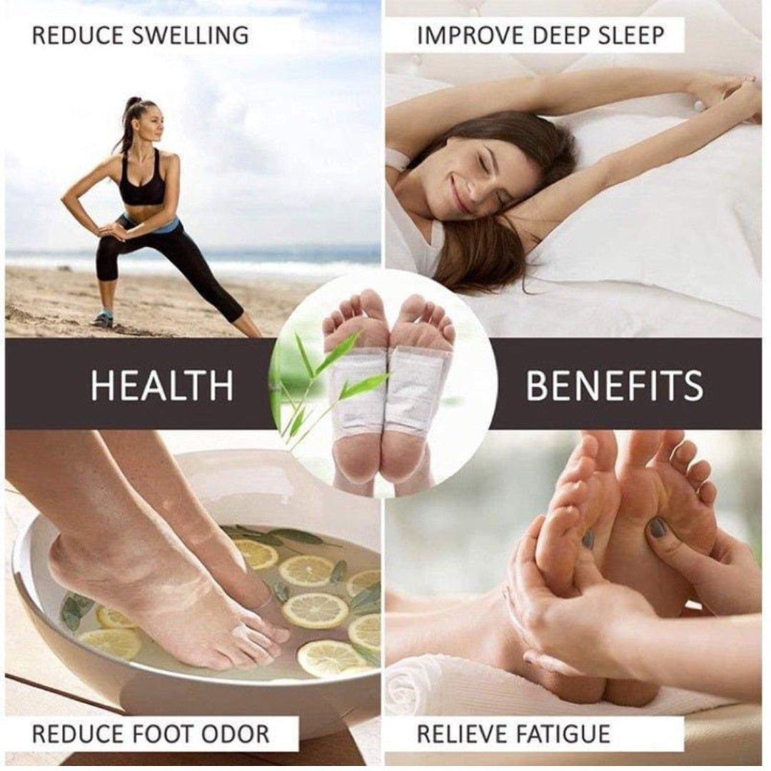 Kinoki Premium Natural Foot Detox Patches - Pack of 10