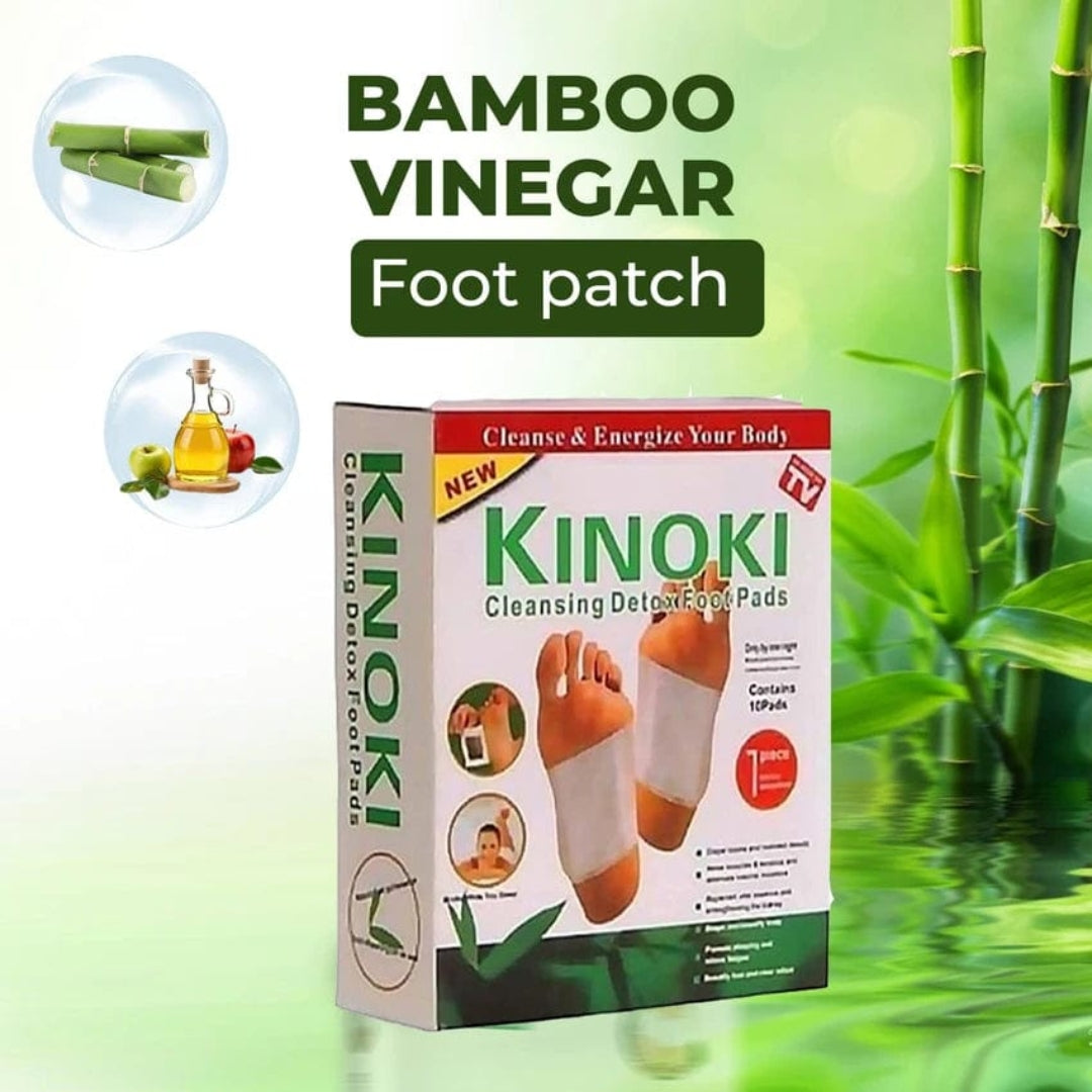 Kinoki Premium Natural Foot Detox Patches - Pack of 10